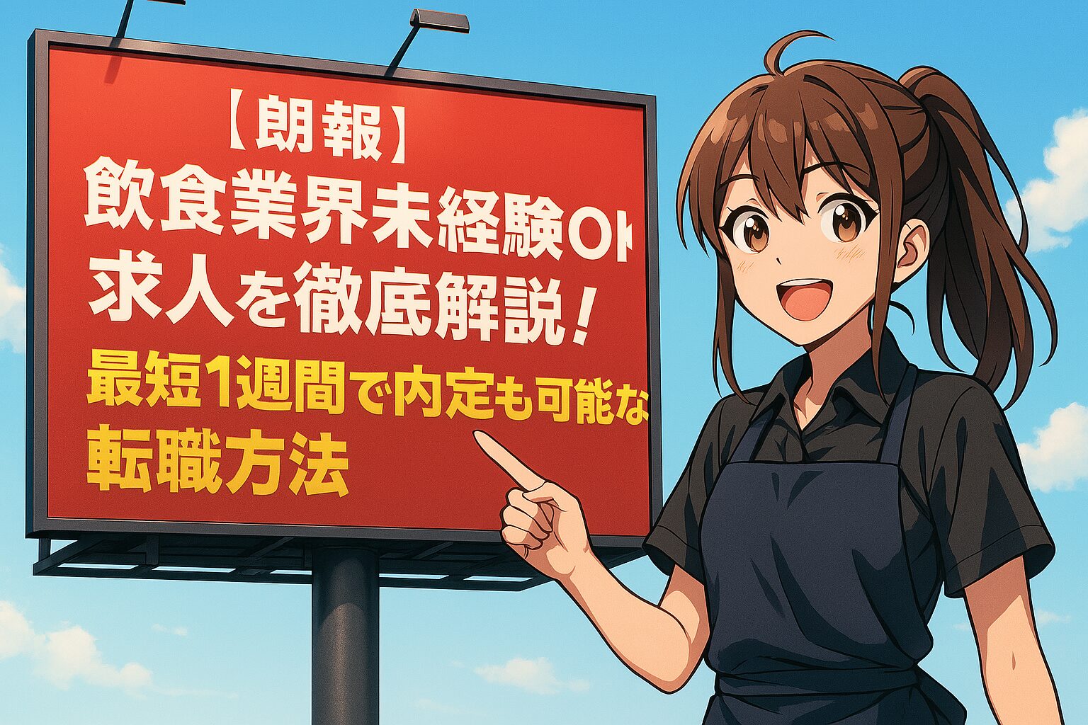 【朗報】飲食業界未経験OK求人を徹底解説！最短1週間で内定も可能な転職方法